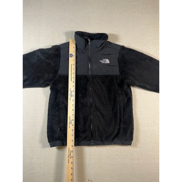The North Face Girls Jacket Large Black Full Zip Fleece - Picture 4 of 6